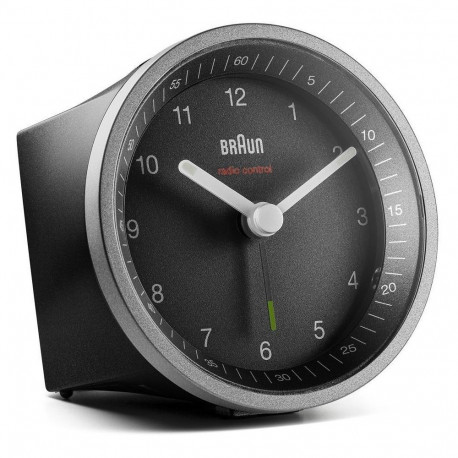 "Braun BC 07 SB-DCF Funkwecker silber-schwarz"
