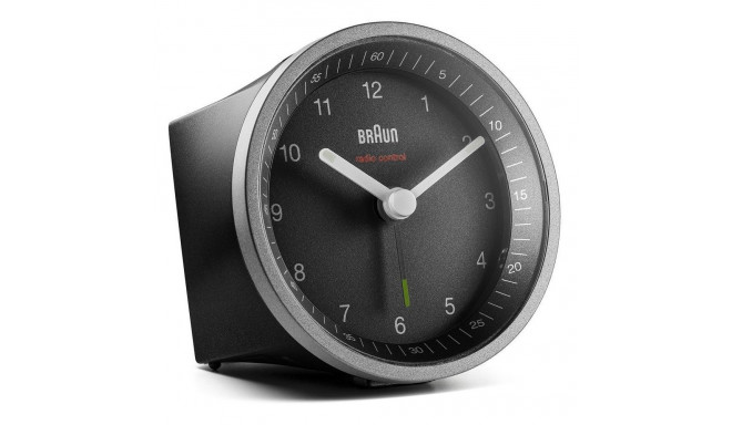 "Braun BC 07 SB-DCF Funkwecker silber-schwarz"