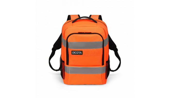 "Dicota Backpack HI-VIS Base 24 litre orange"