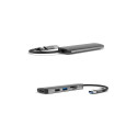 "4smarts 5 in1 Universal Mulitport USB Hub spacegrau"