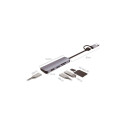 "4smarts 5 in1 Universal Mulitport USB Hub spacegrau"