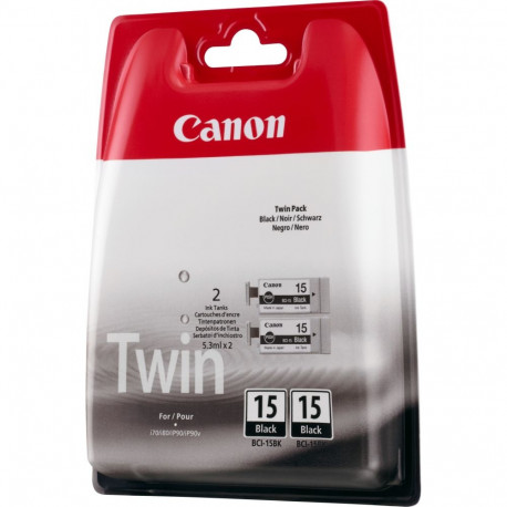 "Canon BCI-15BK 2x black"