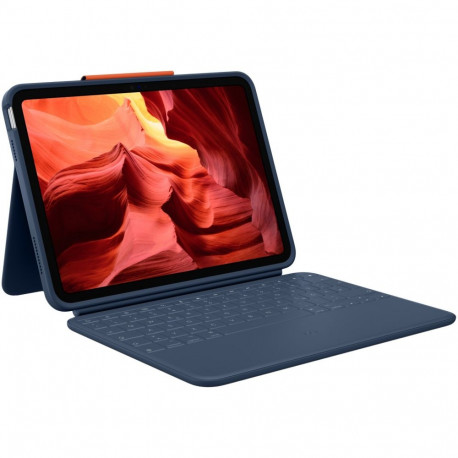 "Logitech Rugged Combo 4 for iPad 10th gen Classic Blue (FRA)"