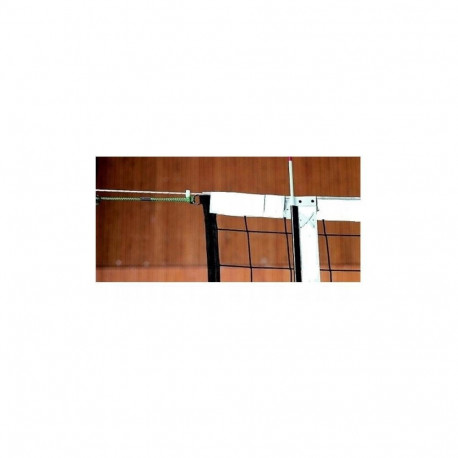 Netex SI0009 volleyball net with antennas, black, professional