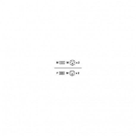 Aten | KVM-kaabel, 1,8 m PS/2 | 2L-1001P