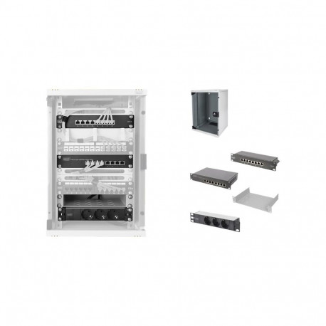 Digitus võrgukomplekt 254 mm (10") 9U, 312 x 300 mm DN-10-SET-2 hall