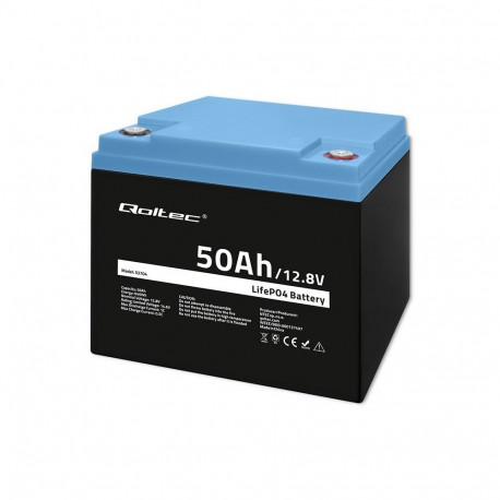 Qoltec aku 53704 LiFePO4 12.8V 50Ah 640Wh BMS