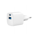 Gembird CHARGER USB 20W 2PORT/TA-UC-PDQC20-W-01