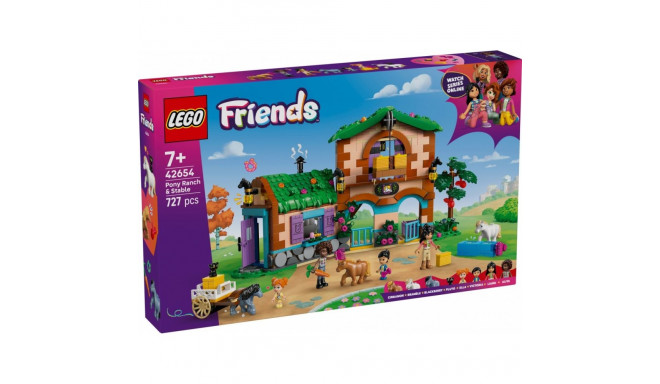 Klocki friends 42654 ranczo kucyków i stajnia