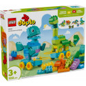 Klocki duplo 10451 3 w 1 dinozaury na kółkach
