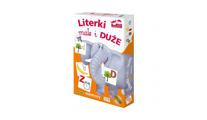 Gra memory literki małe i duże