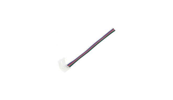 4347# Konektor do taśm led 10mm rgbw z przewodem 5pin` (10 tk.)
