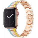 Trendybay kellarihm Apple Watch 38/42mm, metall vikerkaar