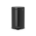 BRABANTIA atkritumu tvertne ar pedāli NewIcon  12 l  Matt Black 113741