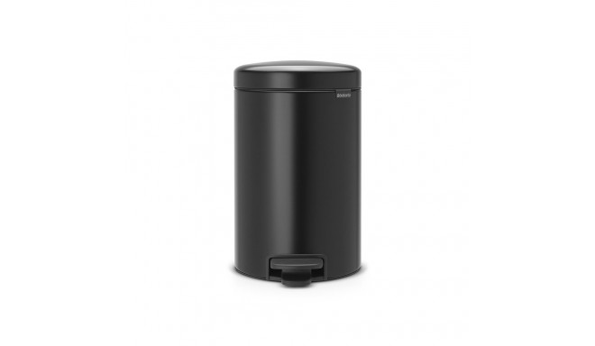 BRABANTIA atkritumu tvertne ar pedāli NewIcon  12 l  Matt Black 113741