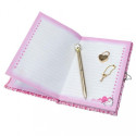 Tweed diary with a sequins heart