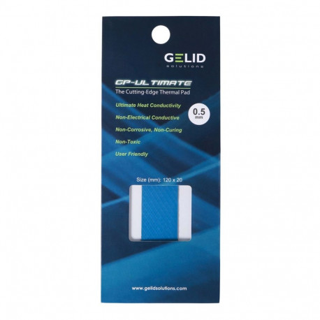 Thermal Pad - Gelid Solutions TP-GP04-R-B 120x20x1mm 3.2g/cm³