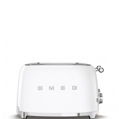 Toaster - Smeg TSF03 4-Slot 6 Browning Levels Defrost Function White