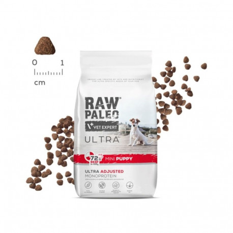 Puppy Food - RAW PALEO Ultra Mini Beef 8kg Grain-Free