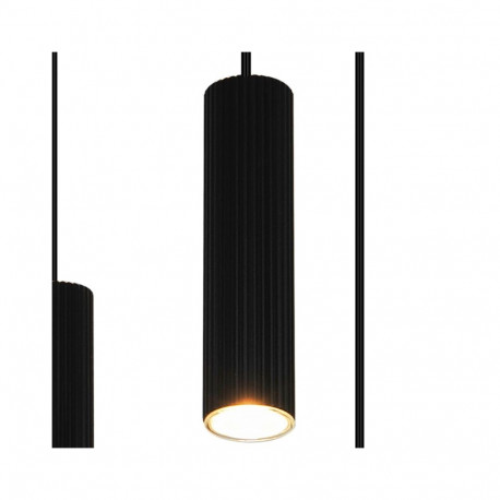 ICEL rippvalgusti 4xGU10, mattmust