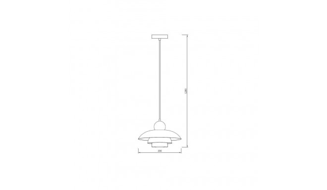 PENDANT LIGHT BILIS E27 BLACK