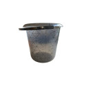 BUCKET WITH DECOR POLYGON 10L BLACK