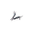 TROIKA TOL42/GY multi tool pliers Keychain 10 tools Grey