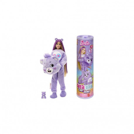 Barbie Cutie Reveal Care Bears Series Doll & Accessories in Share Bear Plush Costume, 10 Sur