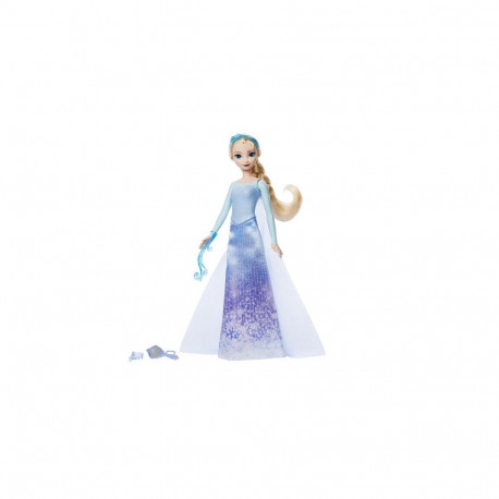 Disney Frozen Spin & Reveal Elsa Fashion Doll & Accessories with 11 Surprises from D