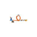 Hot Wheels Monster Trucks Loop-And-Flip Trophy Challenge Playset &amp; Die-Cast Bigfoot Toy Truc