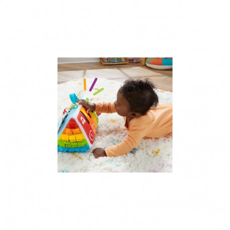 Fisher-Price Kick & Play Soft Piano, Newborn Tummy Time Toy with Lights & Music
