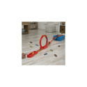 Hot Wheels Track Builder Fire-Themed Track Building Set with 1 Toy Car