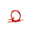 Hot Wheels Track Builder Fire-Themed Track Building Set with 1 Toy Car