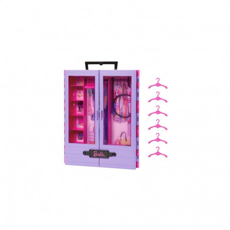 Barbie Fashionistas Ultimate Closet with 6 Hangers