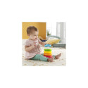 Fisher-Price Rock-a-Stack Ring Stacking Toy for Infants, Made with Plant-Based Materials