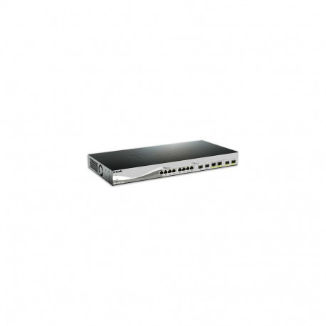 D-Link DXS-1210-12TC/E network switch Managed L2 10G Ethernet (100/1000/10000) 1U Black, Silver