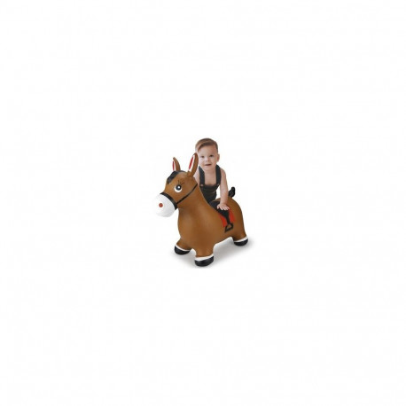 Jamara Hopping animal horse brown with pump inflatable toy