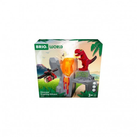 BRIO Dinosaur Erupting Volcano