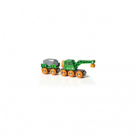 BRIO Clever Crane Wagon