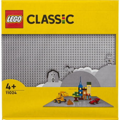 LEGO Grey Baseplate 11024