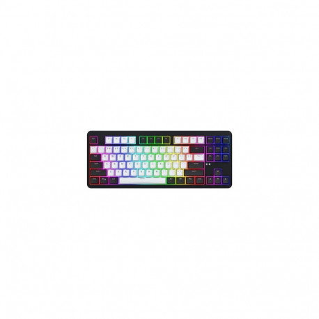 HATOR Rockfall 3 TKL Wireless Gaming Keyboard, USB + RF Wireless + Bluetooth, Aurum Lemon Linear Swi
