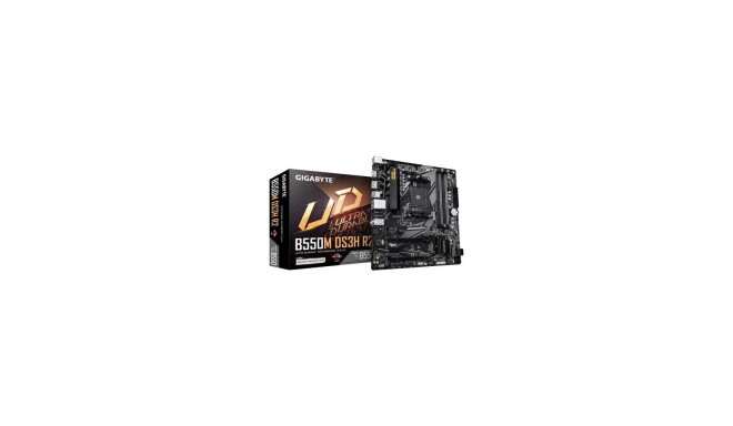 GIGABYTE B550M DS3H R2 Motherboard - AMD Ryzen 5000 CPUs, 5+3 Phases VRM, up to 4733MHz DDR4 (O.C.),