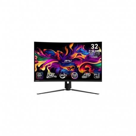 MSI MPG 321CURX QD-OLED computer monitor 80 cm (31.5") 3840 x 2160 pixels 4K Ultra HD Black
