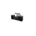 Muse MT-120 MB Home audio midi system Black, Transparent, Wood Manual