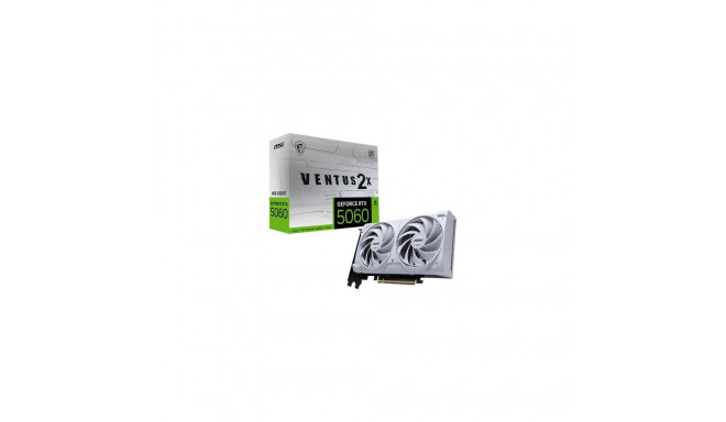 MSI GeForce RTX 5060 8G VENTUS 2X OC WHITE NVIDIA 8 GB GDDR7