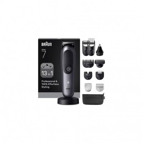 Braun AIO7560 hair trimmers/clipper Black, Grey 14 Lithium-Ion (Li-Ion)