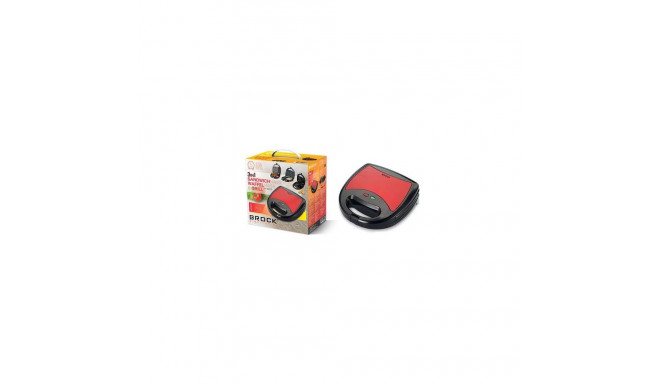 BROCK SSM 2003 RD sandwich maker 750 W Black, Red