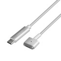 LogiLink USB-C to Apple MagSafe 2 charging cable, silver