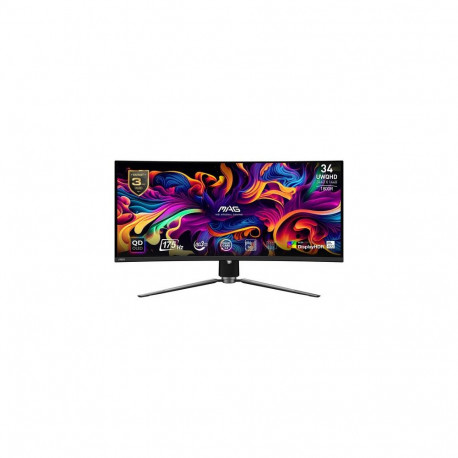 MSI MAG 341CQP QD-OLED computer monitor 86.4 cm (34") 3440 x 1440 pixels UltraWide Quad HD 