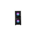 MSI MAG FORGE 100R Mid Tower Gaming Computer Case &#039;Black, 2x 120mm ARGB PWM Fan, 1x 120mm F